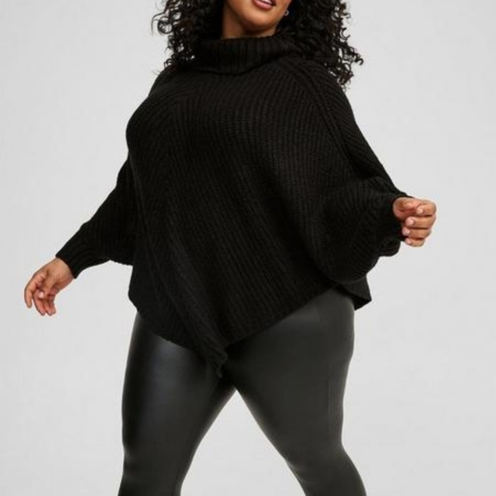 Torrid Black Knit Sweater Top